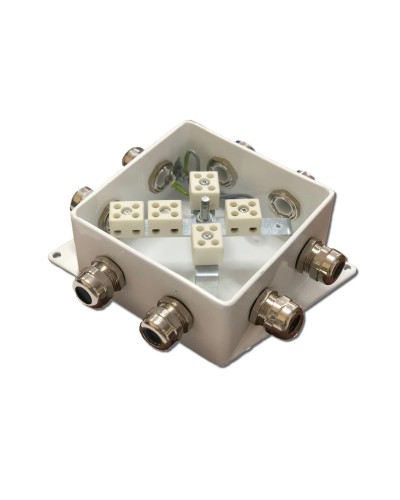 КМ-О (10к*6,0)-IP66-120х120, четыре ввода. Коробка монтажная огнестойкая. Гефест в Тюмени