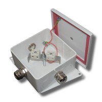 КМ-О (4к*6,0)-IP66-120х120, два ввода: Коробка монтажная огнестойкая