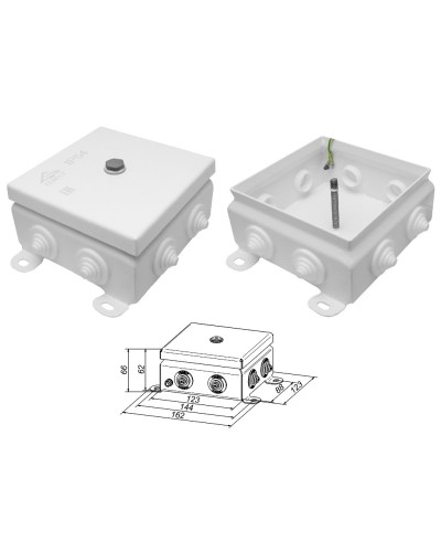 КМ IP55-1212. Коробка монтажная электротехническая. Гефест в Тюмени