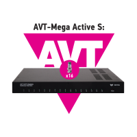 AVT-Mega Active S. 16-ти канальный комплект для передачи AHD/CVI/TVI 5Mp/4Mp/1080p. Инфотех