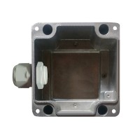 МКС Мороз, 1В, с DIN-рейкой, IP66/IP68. Коробка коммутационная металлическая. Магнито-Контакт