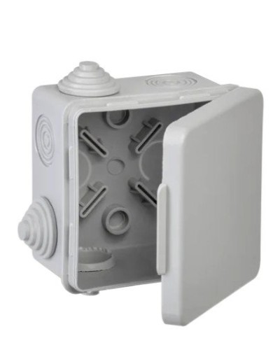 Коробка КМ 80х80х50 GENERICA (UKO31-080-080-050-K03-54G). Коробка распаячная для открытой проводки. GENERICA в Тюмени