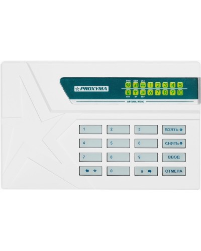 W500RL+ Optima. Объектовый прибор с встроенными GSM, РПП Ладога-РК/Ладога-РК+, и проводными шлейфами. Проксима в Тюмени