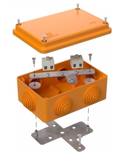 Коробка огнестойкая 120х80х50 (40-0340-FR1.5-4). Коробка огнестойкая для открытой установки. Промрукав в Тюмени