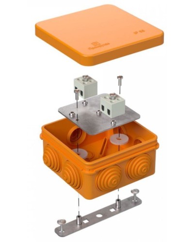 Коробка огнестойкая 80х80х40 (40-0210-FR1.5-4). Коробка огнестойкая для открытой установки. Промрукав в Тюмени