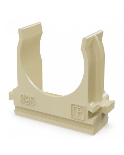 Крепёж-клипса для труб АБС-пластик сосна D25 (100 шт) (PR13.0050). Крепление для труб ПВХ. Промрукав в Тюмени