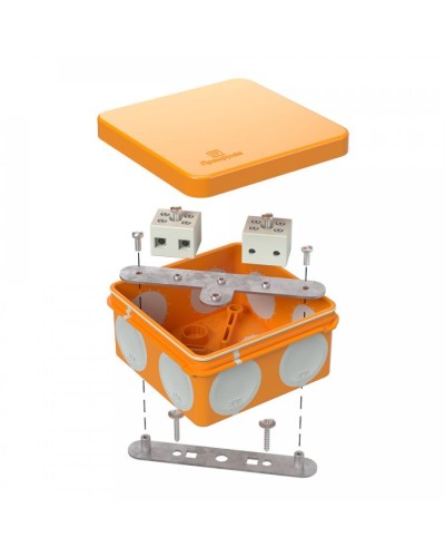 Коробка огнестойкая 80х80х40 (60-0210-FR6.0-4). Коробка огнестойкая для открытой установки. Промрукав в Тюмени