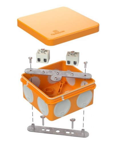 Коробка огнестойкая 80х80х40 (60-0210-FR2.5-6). Коробка огнестойкая для открытой установки. Промрукав в Тюмени