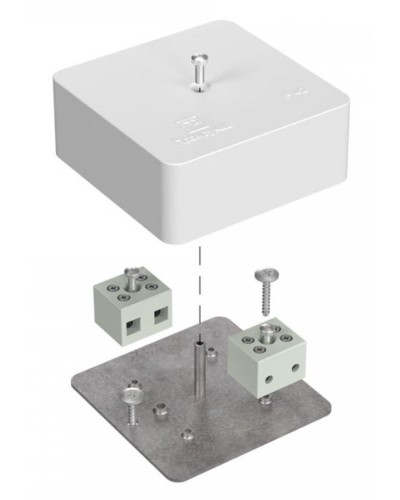 Коробка огнестойкая 75х75х30 (40-0450-FR1.5-4). Коробка огнестойкая для открытой установки. Промрукав в Тюмени