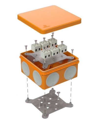 Коробка огнестойкая 60-0300-FR2.5-12 Е15-Е120 100х100х50. Коробка огнестойкая для открытой установки. Промрукав в Тюмени