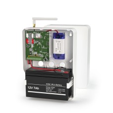 Контакт GSM-14А v.3 (в корпусе под АКБ 1,2-7 Ач с БРП 12V 1А). Панель охранная радиоканальная. Ритм