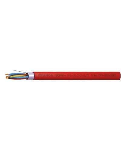 КПСВЭВнг(А)-LS 3х2х2,5 (Спецкабель). Кабель симметричный для систем сигнализации и управления, групповой прокладки, с пониженным дымо- и газовыделением. Спецкабель в Тюмени