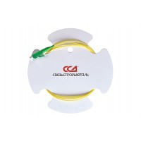 ШОС-SM/0.9 мм-LC/APC-p/t -1.0м (130201-03690). Пигтейл оптический. ССД (Связьстройдеталь)
