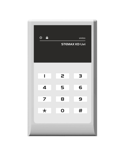 STEMAX KD Livi (серый). Беспроводная кнопочная кодовая панель. Стелс НПП в Тюмени