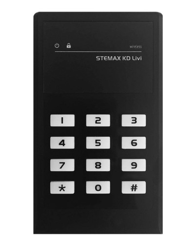 STEMAX KD Livi (черный). Беспроводная кнопочная кодовая панель. Стелс НПП в Тюмени