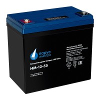 HM-12-55. Аккумулятор герметичный свинцово-кислотный. Связь инжиниринг